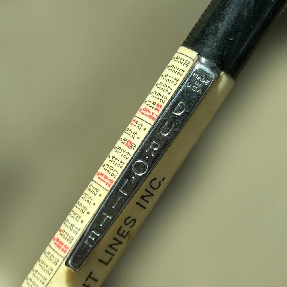 VTG 1978 DUROLITE Lindy Central Freight Line Mechanical Pencil Train USA 70s GUC